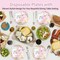 75PCS Floral Baby Shower Disposable Tableware Supplies - Girl